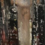 "Face Of The City" 20x16” acrylic on canvas