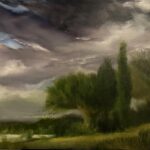 "Green Lake" 24x30” Oil on canvas