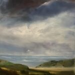 "Road Meets Beach" 24x18 Oil on canvas