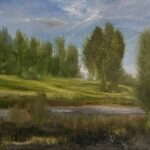 "Sammamish River" 22x28 oil on canvas