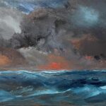 "Soul Of The Ocean" 18x22” acrylic on canvas