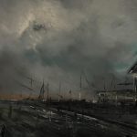 Dry Dock 18 x 24" Oil on Canvas