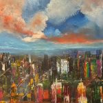 Inclusion 24 x 26" Acrylic on Canvas Edge