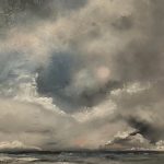 Relaxing On The Clouds 24 x 18" Oil on Canvas edge