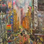 Pride 30 x 24" Acrylic on Canvas edge